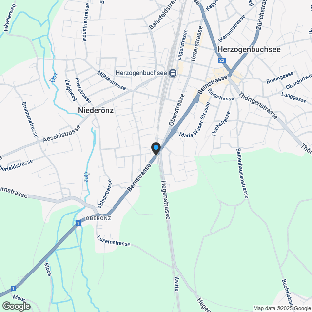 Neuerstellte 4 1/2-Zimmer Eigentumswohnung in Herzogenbuchsee - Karte