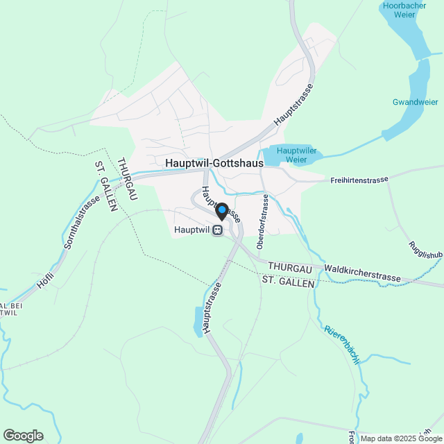 Neubau "Bahnhof" in Hauptwil - Karte