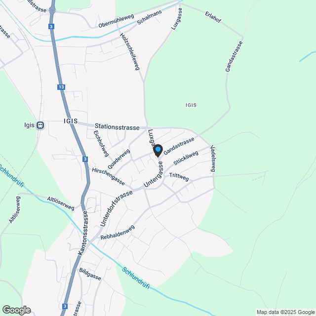 „Lichtblick“ in Igis – moderne Eigentumswohnung mit hochwertigem Ausbaustandard - Karte