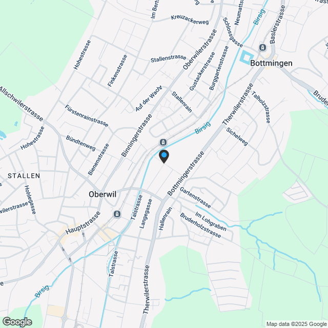 Neubau: 2.5-Zimmer-Wohnung mit grosszügigem Balkon oder Garten in Oberwil - Karte