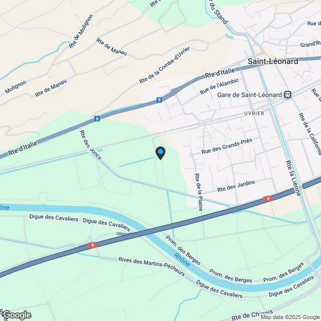 NEUBAUWOHNUNG MIT 2.5 ZIMMERN, 69 M2 - UVRIER (AUSLIEFERUNG ENDE JUNI 2026) - Karte