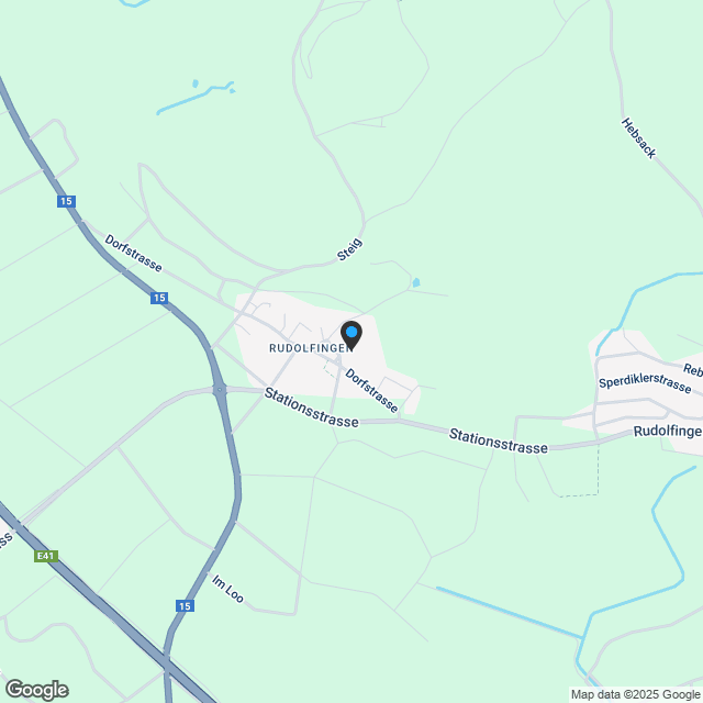 4.5-Zimmer-Maisonette-Wohnung an idyllischer Lage in Rudolfingen - Karte