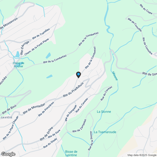 Attique 4.5 pièces à Savièse - C4 - Karte