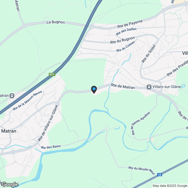 Prächtige 4,5-Zimmer-Duplexwohnung in Villars-sur-Glâne - Karte