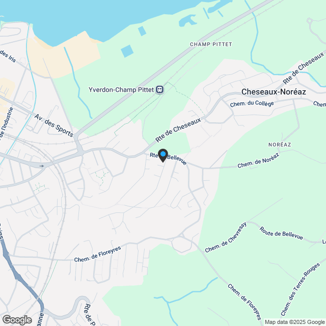 Privater Garten für 4,5-Zimmer-Wohnung - Yverdon-les-Bains - Karte