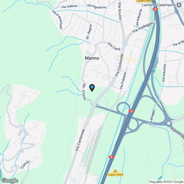 Villa mit hohem Standard in Bau mit eigenem Garten - Karte