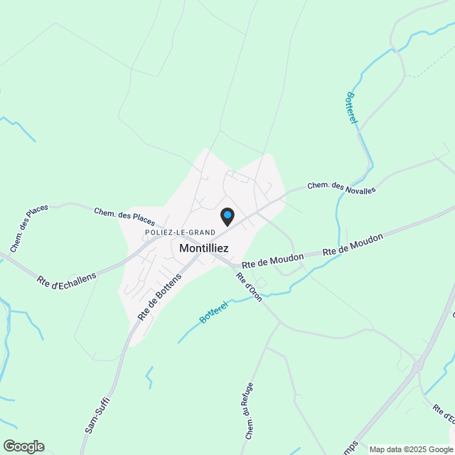 Poliez-le-Grand in 5 Minuten von Echallens, 5 Apartments in PPE - Karte