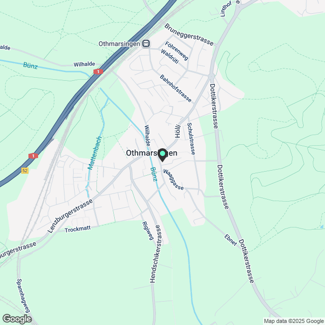 Leben im Grünen - «Tulpenrain» in Othmarsingen - Karte