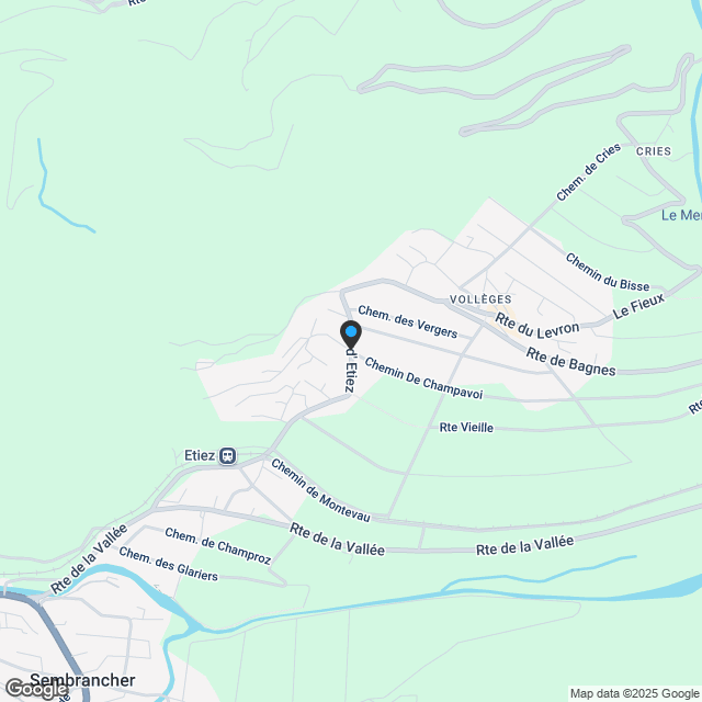 MITTLERE VILLA - VOLLEGES - Karte