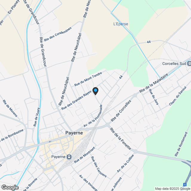 Neue Promotion | Les Villas Pré-du-Château 6 | im Herzen von Payerne - Karte