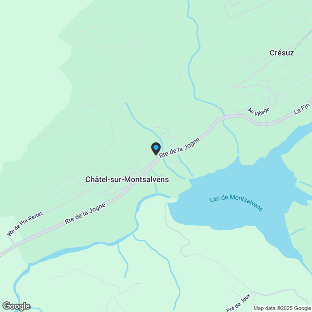 Neues Chalet mit Studio in Châtel-sur-Montsalvens - Karte