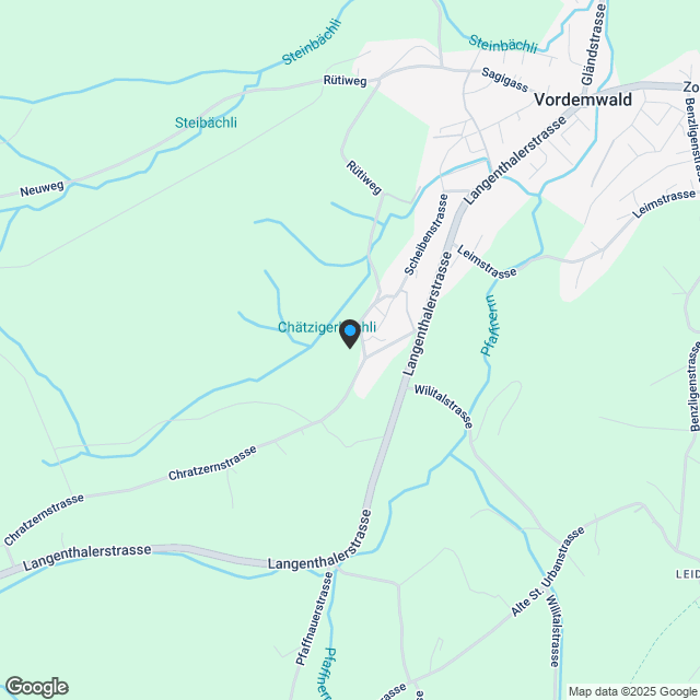 Neubau Einfamilienhaus - Obstgarten Vordemwald - Karte