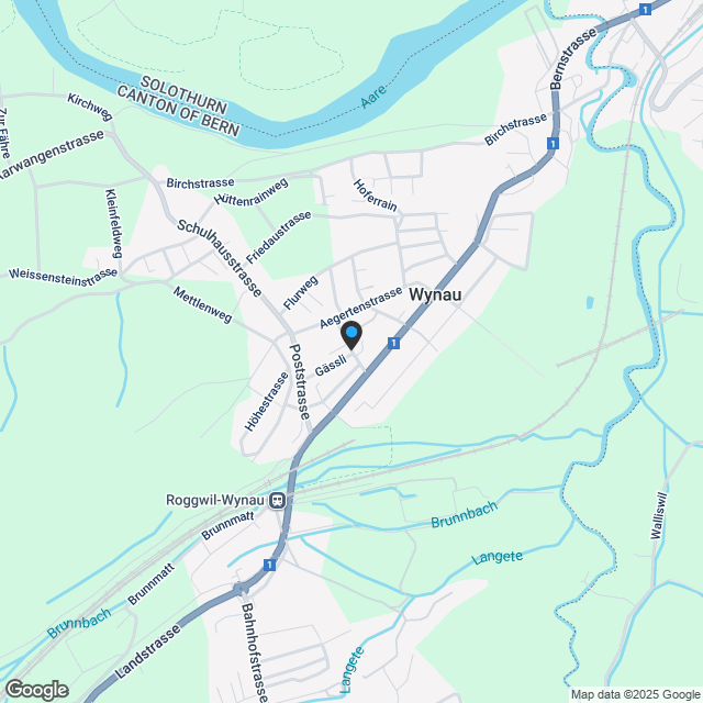Neubau - Modernes Einfamilienhaus in Wynau - Baubewilligung vorhanden! - Karte