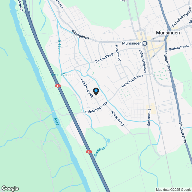 Modernes 6.5-Zimmer-Doppeleinfamilienhaus in Münsingen - Neubau 2027 - Karte