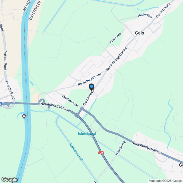 Wohnung 4.5 Zimmer im Dachgeschoss mit 125 m² und Terrasse - Karte