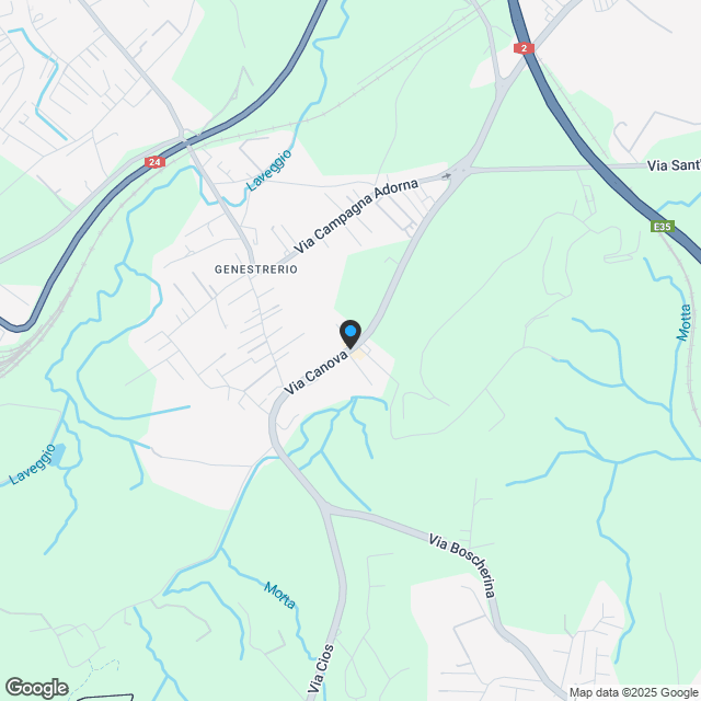 Neue 3.5-Zimmer-Wohnung zur Vermietung in Genestrerio - Karte