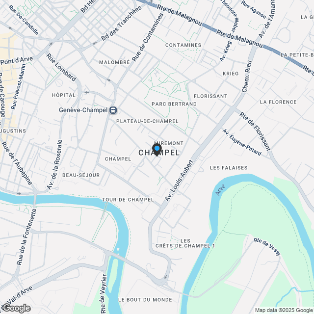 Appartement der Extraklasse zwischen Natur und zeitgenössischer Eleganz - Karte