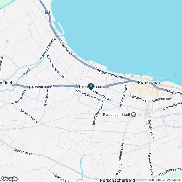 Zentrales Wohnen in Seenähe - Karte