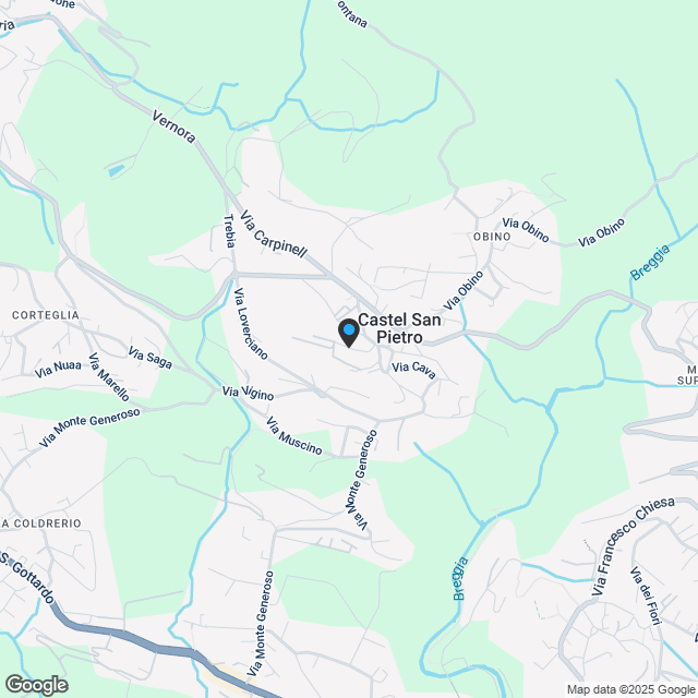 Modernes 3.5-Zimmer-Wohnung in Castel San Pietro, neu gebaut - Karte