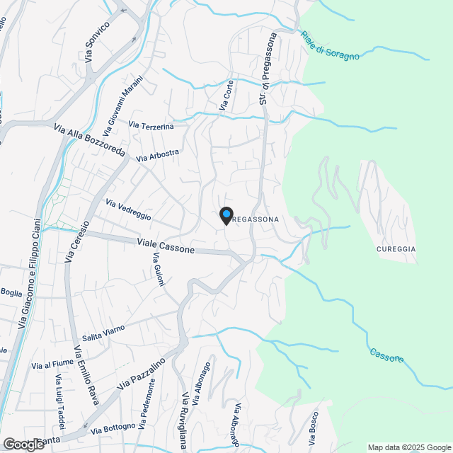 Elegante zeitgenössische Architektur mit Garten - Karte