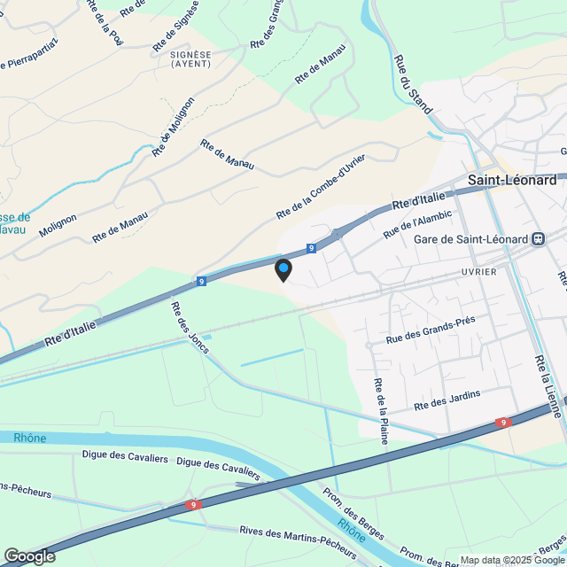 Résidence Alegria in Uvrier / Sion - Karte