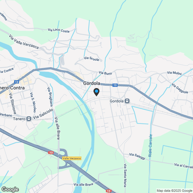 Modernes Apartment mit Terrassen in Gordola - Karte