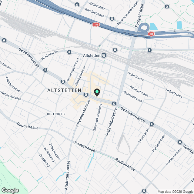 LINDORE – Erstvermietung in Zürich-Altstetten - Karte