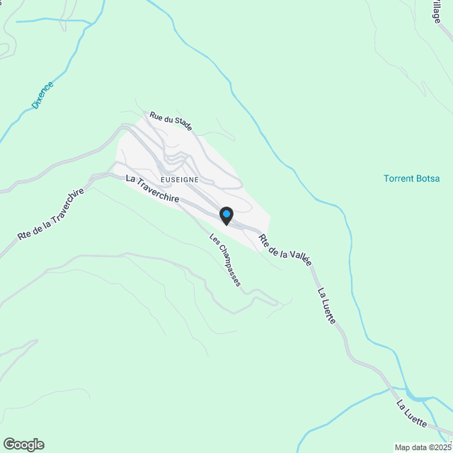 Duplex-Wohnung 3,5 Zimmer in Euseigne - Ruhig und Bergblick - Karte