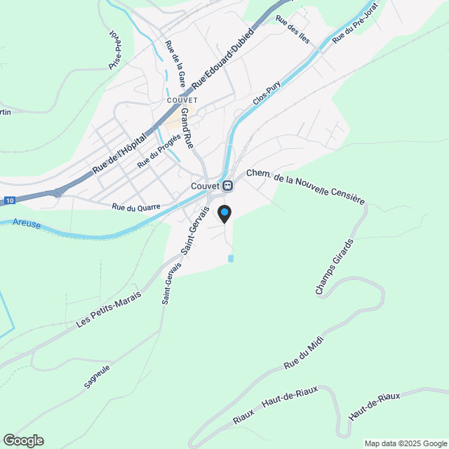 Couvet - Immeuble de 17 appartements protégés - Karte