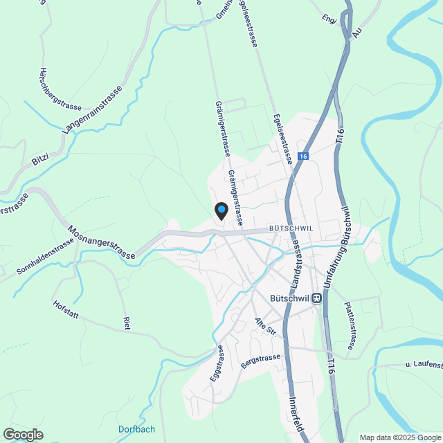Modernes Wohnglück mit Charme - Ihr neues Zuhause im Grünen von Bütschwil - Karte