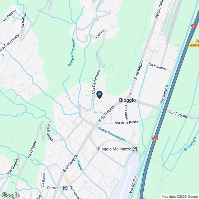 3,5 Lokale mit Seeblick in Bioggio - Residenza Mirabella - Karte