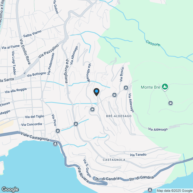 Luxuswohnung Aldesago - Karte