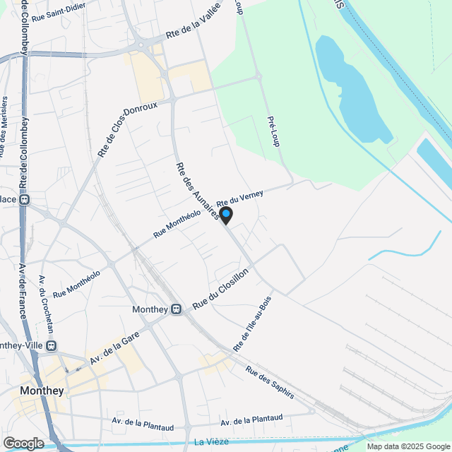 2.5 Zimmer im Erdgeschoss, Ausrichtung NORD-WEX - Karte