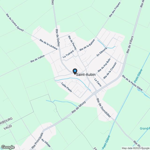 La Chenalleta St-Aubin (FR) - Karte