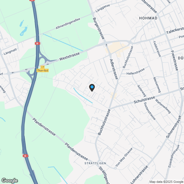 eine letzte 4,5 Zi-Whg im 1.OG im Neubau MFH Neufeldstrasse 26 - Karte