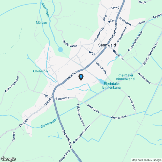 WOHNEN IM SONNENPARADIES VON SENNWALD EIN HAUCH VOM TICINO - Karte