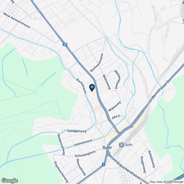 Zentral im Herzen von Suhr - Karte
