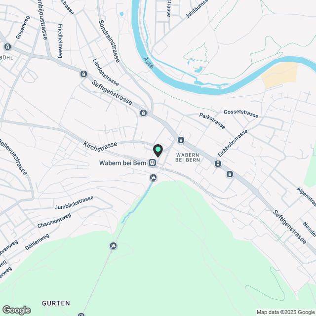 Komplett neu sanierte 4.5 Zimmerwohnung an bester Lage in Wabern - Karte