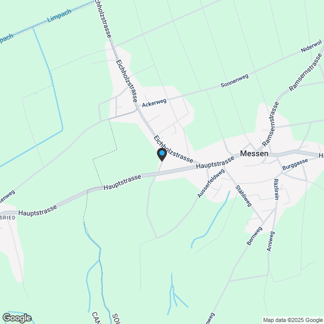 Modernes Einfamilienhaus mit 5.5 Zimmern in Messen - Karte