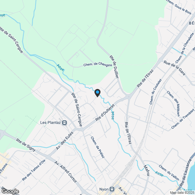 Nyon, Residenz Arboris - Studio im 2. Stock - Karte