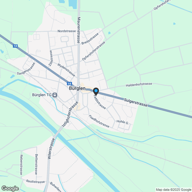 Wunderschöne 4.5-Zi. Attikawohnung in Bürglen TG (nahe Weinfelden TG) - Karte