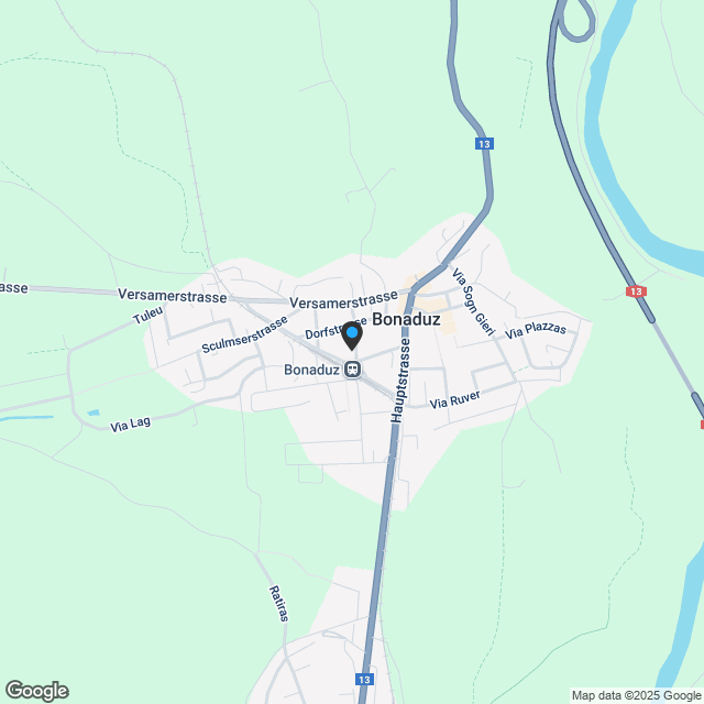 A0.1 | Neubau Parterre-Whg mit paradiesischem Garten mitten in Bonaduz - Karte