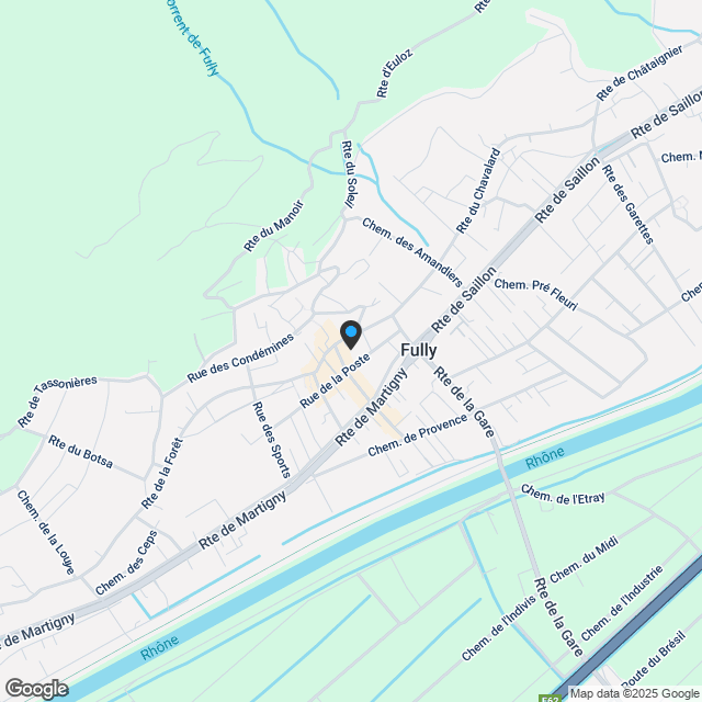 Wohnung mit 3.5 Zimmern im 2. Stock in einer Neubau - Karte