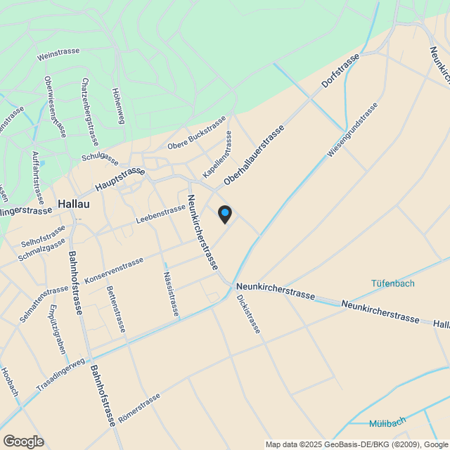 Traum-Immobilie auf Wunsch mit Behindertenparkplatz - Karte