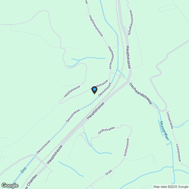 5 Einfamilienhäuser Überbauung Zälgli in 3475 Riedtwil - Karte