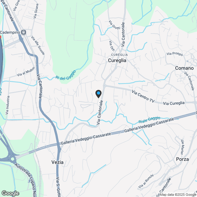 Moderne Residenz im Bau - Karte