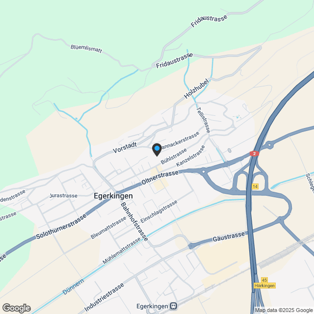 Bühlhubel 9 - Wohnen mit Alpenblick in Egerkingen - Karte