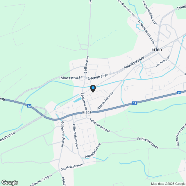 Modernes 5.5 Zimmer Doppeleinfamilienhaus an ruhiger Lage - Karte