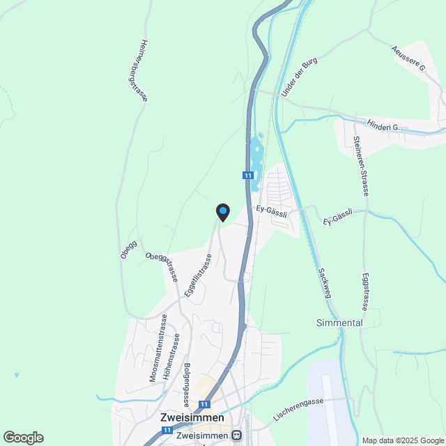 Neubau Wohnhaus "Eggetli" mit Einliegerwohnung und Carport - Karte