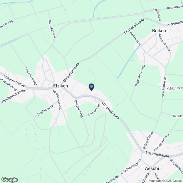 Moderne 3.5-Zimmer-Obergeschosswohnung in ruhiger Lage von Etziken - Karte